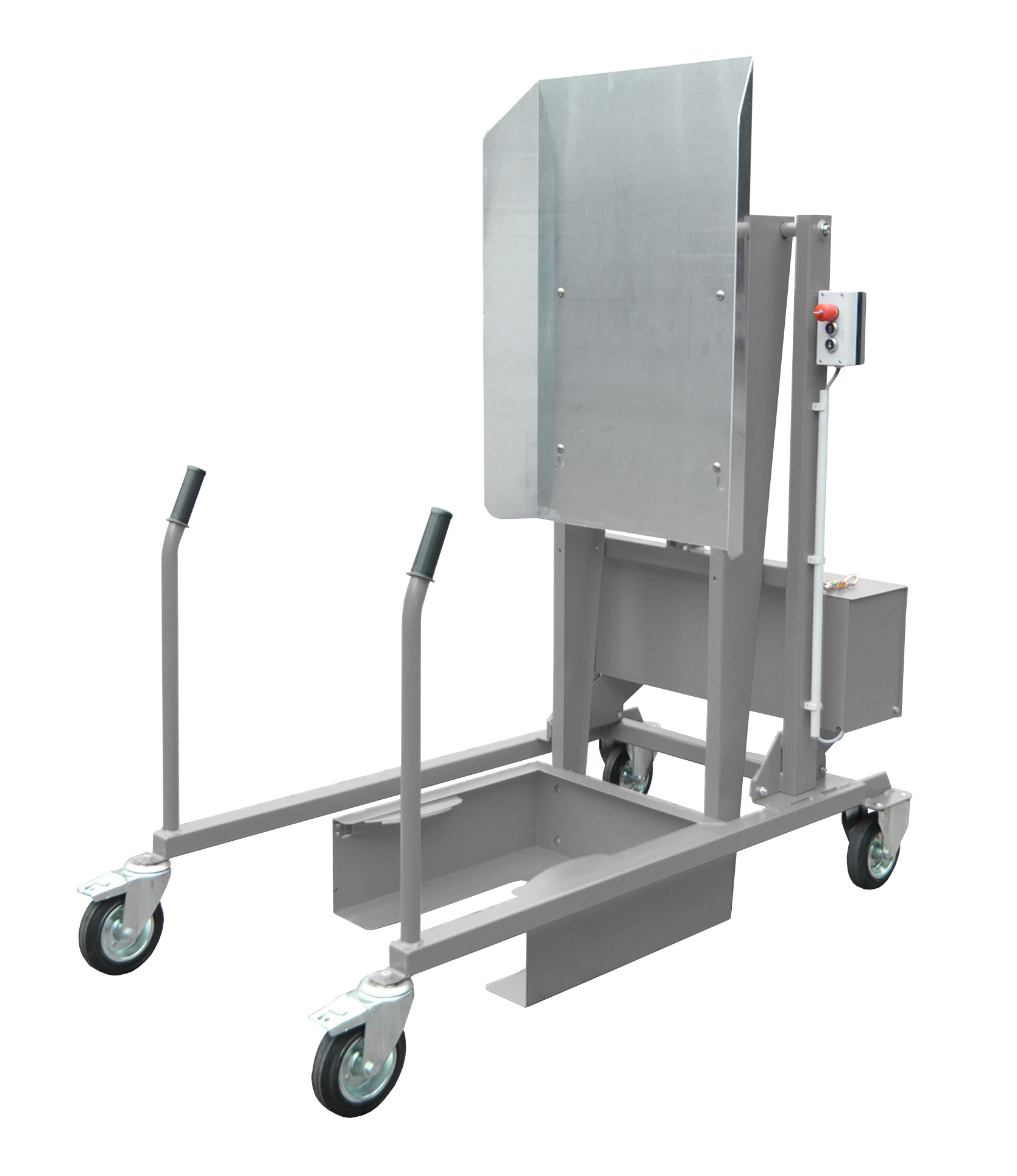 Mülltonnen-Kippstation Typ MKS RAL 7005 Mausgrau